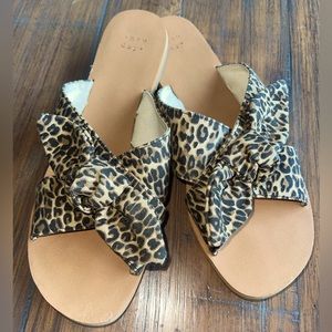 Leopard Sandals